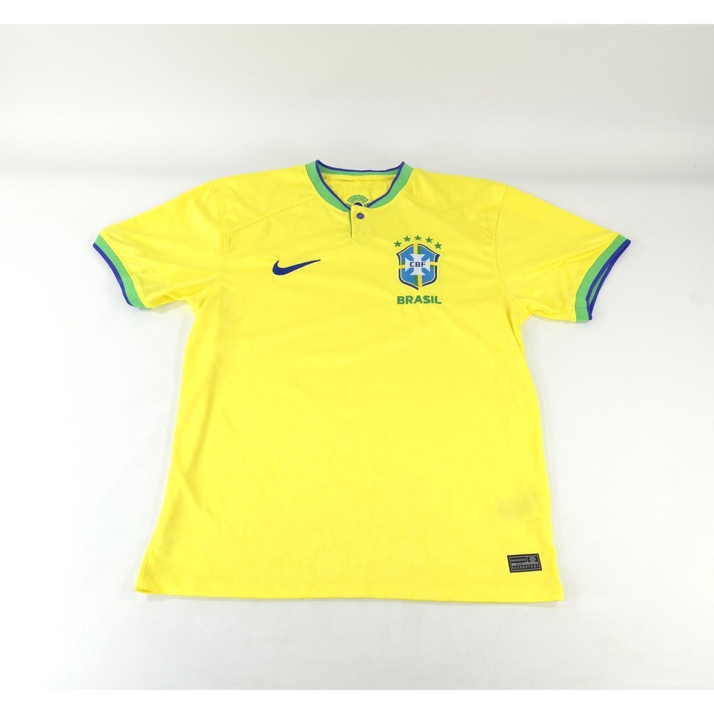 Nike Brazil Home 2022 2023 Soccer Jersey Medium shirt made In Brazil